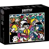 Bluebird Puzzle Puzzle Romero Britto - Looking into the future - 1500 Teile