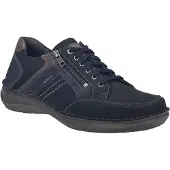 Josef seibel Schnürschuh "New Anvers 87, dunkelblau-kombi", Herren, Gr. 40, blau (dunkelblau, kombi), Obermaterial: 100% Rindsleder Leather cow., Schuhe Schnürschuh