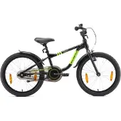 Löwenrad Kinder Fahrrad ab 6 Jahre | 20 Zoll Rad | Schwarz