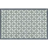 Turtle Mat Teppich "Flower Fields Grey", rechteckig, 9 mm Höhe