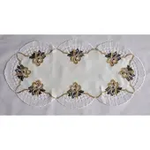Stickereien Plauen Tischdecke "Glockenzauber" Gr. 2, bunt, B:40cm L:77cm, Polyester, Tischdecken, Tischdecke, rechteckig