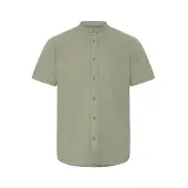Blend Leinenhemd "Leinenhemd BHLiam", Herren, Gr. S, N-Gr, grün (vetiver), Obermaterial: 55% Leinen LI. 45% Viskose CV., Hemden Leinenhemd