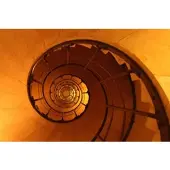 Papermoon Fototapete "Wendeltreppe", bunt, B:3m L:2,23m, Vlies, Tapeten, Fototapete