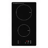 Exquisit Kochfeld EKI 300-2 | Induktion | Touch Control | 2 Kochstellen | Rahmenlos | 3500 W