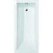 Plazan Rechteckige Acrylbadewanne 120x70 Modern + Siphon