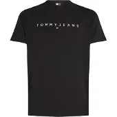 Tommy Hilfiger Tommy Jeans "TJM REGULAR LINEAR LOGO EXT" Rundhals, Regular Fit