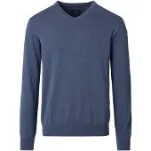 Casamoda Pullover V-Ausschnitt Blau