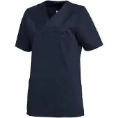 Bernhard Leiber KG Leiber Damenkasack, kurzarm, leicht tailliert, marine, Kasack ideal für die Pflege und Medizin, Größe: XL