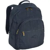 Camel active Rucksack "Journey", Gr. B/H/T: 31cm x 42cm x 20cm, blau, Nylon, aufgeraut, bestickt, clean, unifarben, Rucksäcke Rucksack, Unisex Freizeitrucksack mit Logostickerei