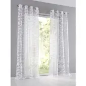 Kutti Heimtextilien "Enya" Ösen 1 Stk. tlg. Ausbrenner, modernes Design