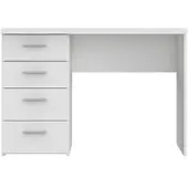 CasaDolce , Schreibtisch NET 106, Weiß, 110x60x76,5 cm, mit Schubladen