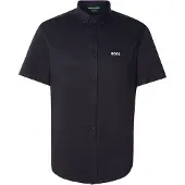 BOSS Regular-Fit Hemd aus knitterfreiem Baumwoll-Jersey Grösse M