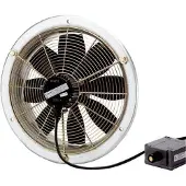 Maico 0094.0208 Axial-Wandventilator DZS 35/6 B Ex t Stahlring, Drehstrom, StaubEx, 1750m3/h 00940208
