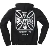 WCC OG ATX Zip-Hoodie M Herren Baumwolle schwarz, M