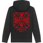 WCC ATX Cross Zip-Hoodie Herren Baumwolle schwarz, 3XL
