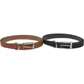 Urban Classics Synthetikgürtel "Slim Synthetic Velour Leather Belt 2-Pack"