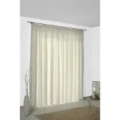 Wirth Vorhang "Gospic" Gr. 1, grau, B:132cm H:145cm, Jacquard, Baumwolle, Polyester, Gardinen, Vorhang