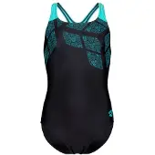 Arena - Girl's Kikko Swimsuit Swim Pro Back - Badeanzug Gr 116 schwarz