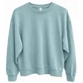Mazine - Genderless Natural Dye Sweatshirt - Pullover Gr XS türkis/weiß