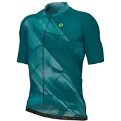 ALÉ - Pragma Crash S/S Jersey - Radtrikot Gr S blau/türkis