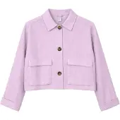 Mazine - Women's Short Linen Jacket - Freizeitjacke Gr L rosa