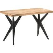 Syfax Esstisch 120x60x76 cm Massivholz Akazie