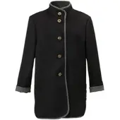 Peter Hahn Loden-Longjacke grau, 23