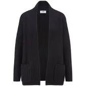 Peter Hahn Strickjacke schwarz