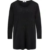Emilia Lay Rundhals-Shirt schwarz