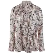 Uta Raasch Wickel-Bluse rosé, 48