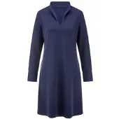 Peter Hahn Jersey-Kleid blau