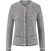 Peter Hahn Rundhals-Cardigan grau