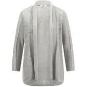 Peter Hahn Strickjacke 3/4-Arm grau