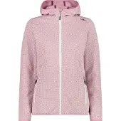 CMP Damen Fleecejacke WOMAN JACKET FIX HOOD 33H5746-45CN 34 - Fard-Bianco - 34
