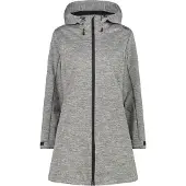 CMP Woman Coat FIX Hood gesso mel.-antracite (10XP) 44