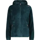 CMP Damen Fleecejacke Woman Jacket Fix Hood 38P1546-F520 42 - Trek Green - 42