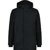 CMP MAN Padded Parka DET Hood nero (U901) 56