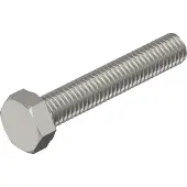Obo Bettermann OBO 3156021 Sechskantschraube M6x35mm Edelstahl, rostfrei blank, nachbehandelt HHS M6x35 A4 - 100 Stück