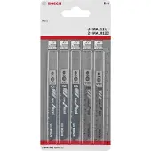 Bosch Stichsägeblatt-Set Wood, 5-tlg.