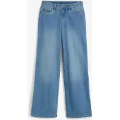 Bonprix Weite Jeans Loose Fit, 5-Pocket-Style, Wide-Leg Jeans, Mid Waist