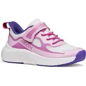Geox Pro-Ran Kinderschuhe Mädchen Halbschuhe Klett Klettschuh Rosa Freizeit