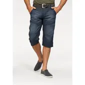 Arizona Bermudas "Tom", Herren, Gr. 60, N-Gr, blau (dunkelblau us), Denim/Jeans, Obermaterial: 100% Baumwolle, used, Basic, normal kniebedeckend, Hosen Bermudas, Topseller