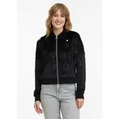 Ragwear Sweatjacke "DORON VELVET" weiche Samt Optik