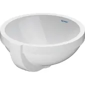 Duravit Einbauwaschtisch Architec d 32,5cm, we, EB v unt, o. HL, HLB, m ÜL