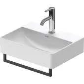 Duravit DuraSquare Handtuchhalter, für den Waschtisch 073245, 0031224600, Farbe: Schwarz Matt
