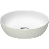 Duravit Aufsatzwaschtisch DuroCast + Sivida d 40cm, I.Fa w m, Auß.Farbe blassgrün ma