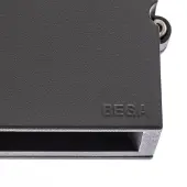 Bega LED-Außenwandlampe 24374 grafit, Metall, CCT DALI CCT