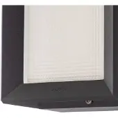 Bega Außenwandleuchte 22733 E27, grafit, Aluminiumguss, Glas