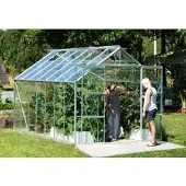 Vitavia Gewächshaus "Uranus 11500", silber (silberfarben), B:254cm T:441cm, Gewächshäuser, Gewächshaus