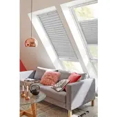 Sunlines Dachfensterplissee "Classic Style Crepe" Lichtschutz verspannt mit Führungsschienen